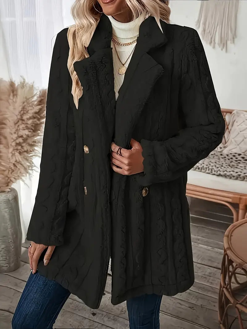 Seraphina I Manteau d'hiver texturé