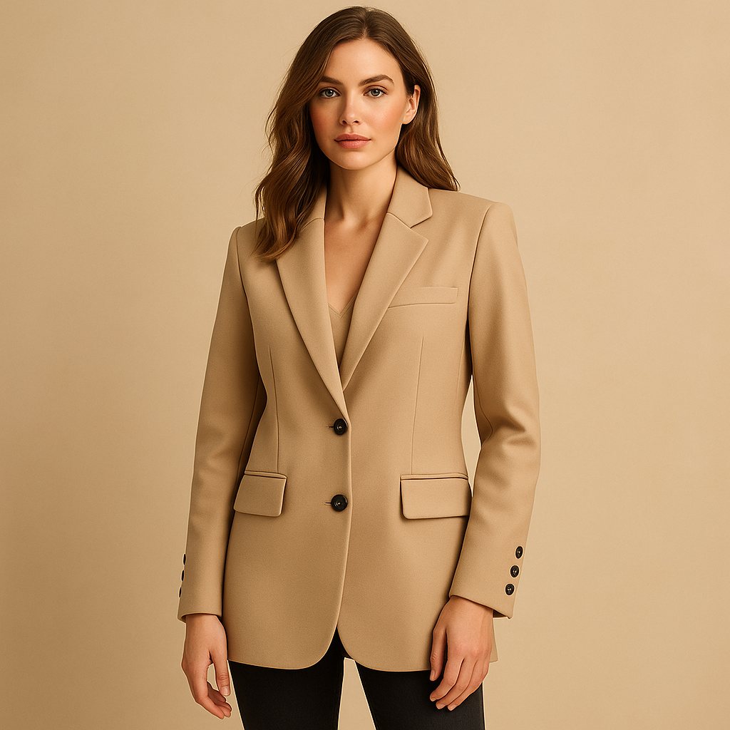 Montrel™ | Blazer long au design intemporel pour femmes